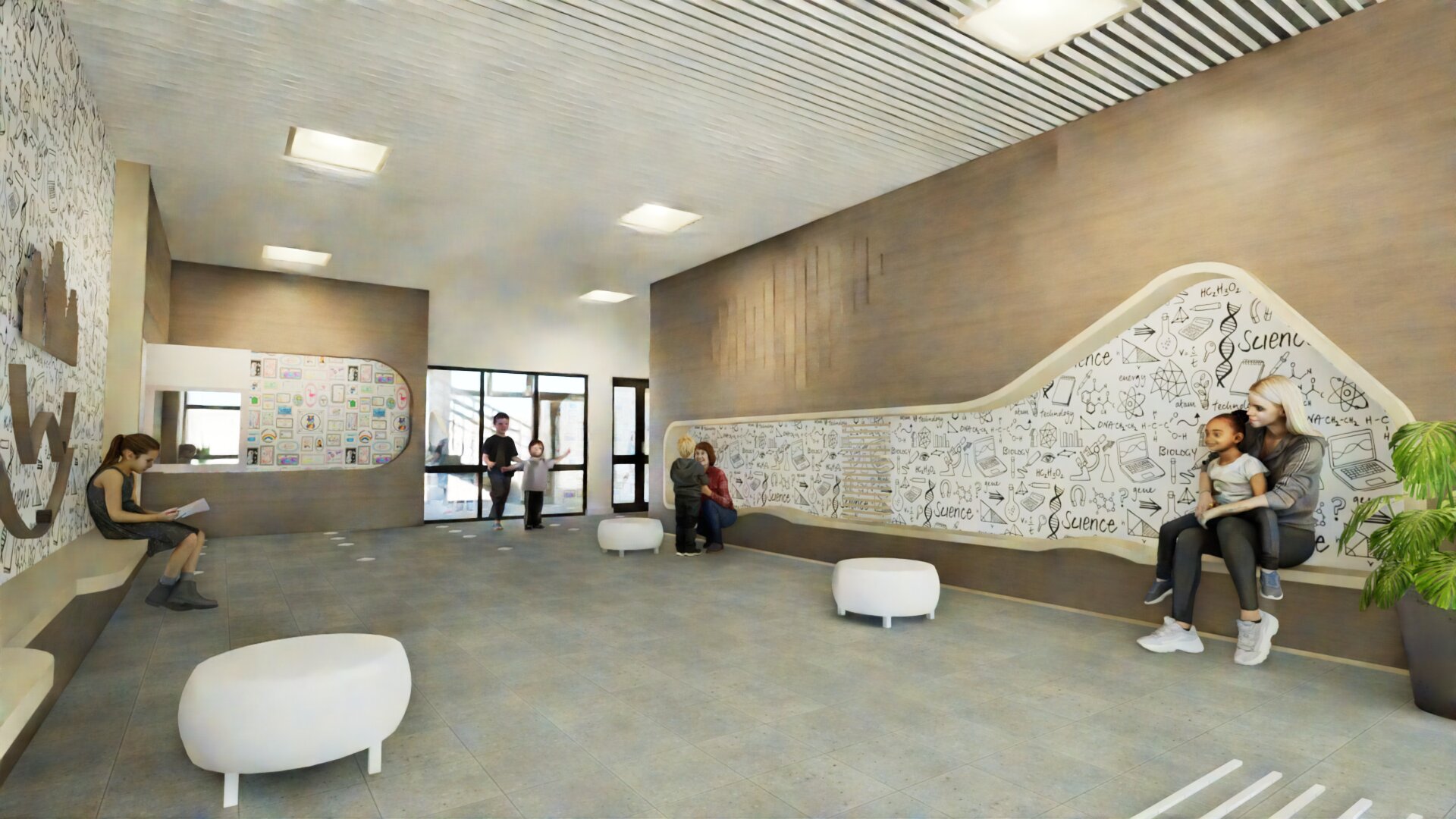 Widok ogrodu i tarasu